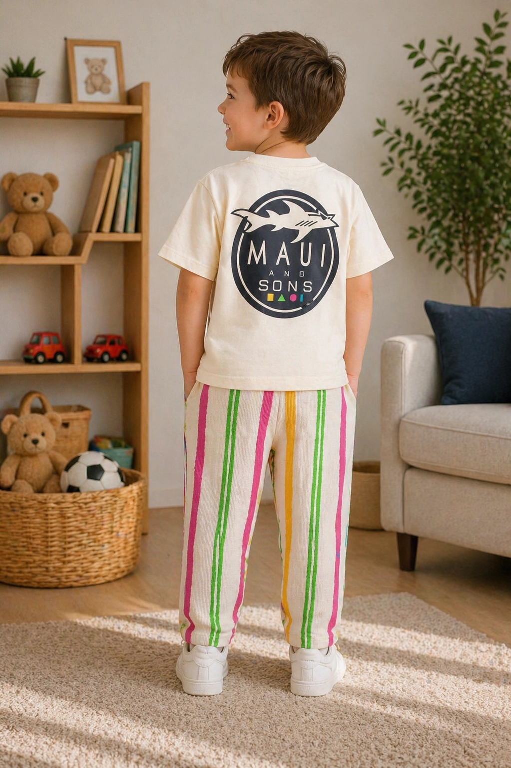 2-8 Yaş Mauı And Sons Gofre Jogger Takım