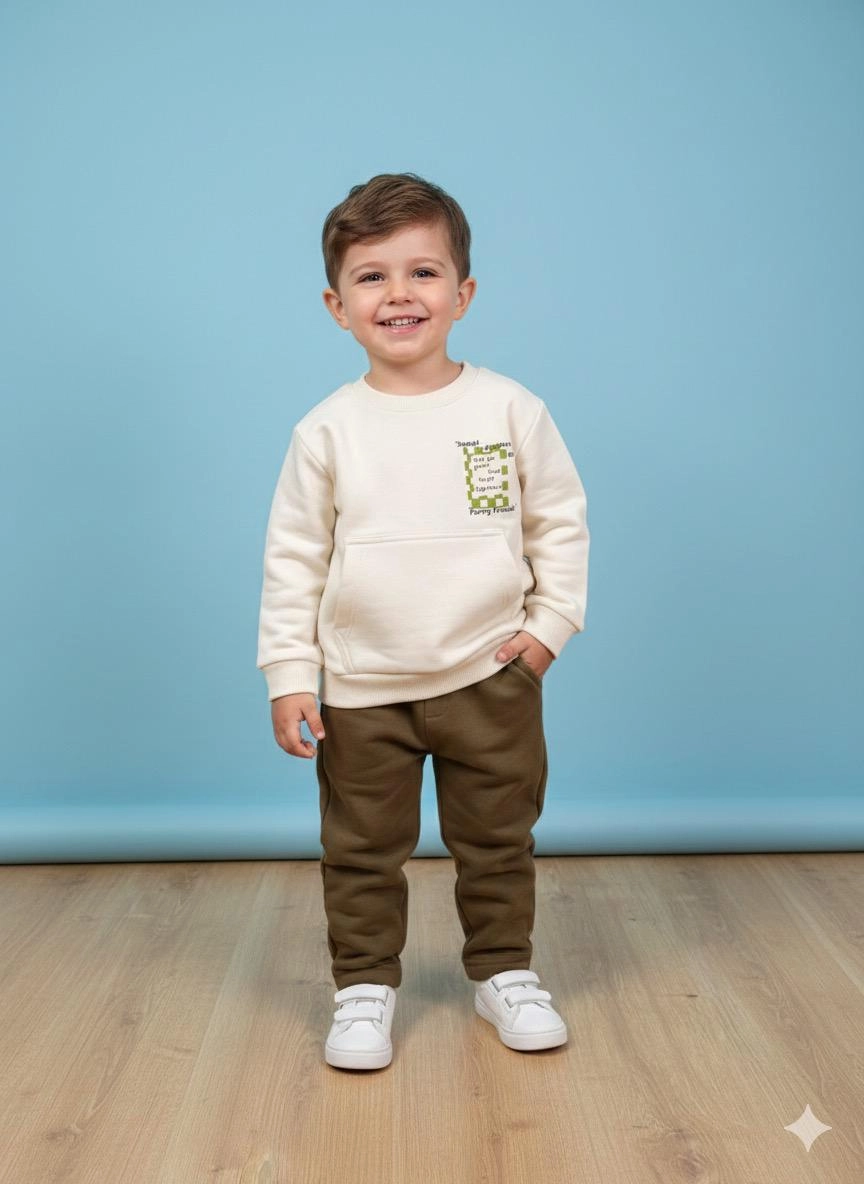 Nk 1-4 Yaş Frıend Sweat  Pantolon 2Li Takım