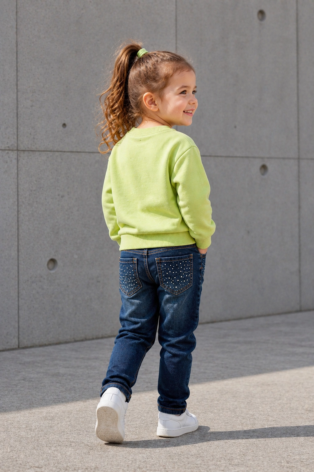 1-4 Little Sweat Yeşil
