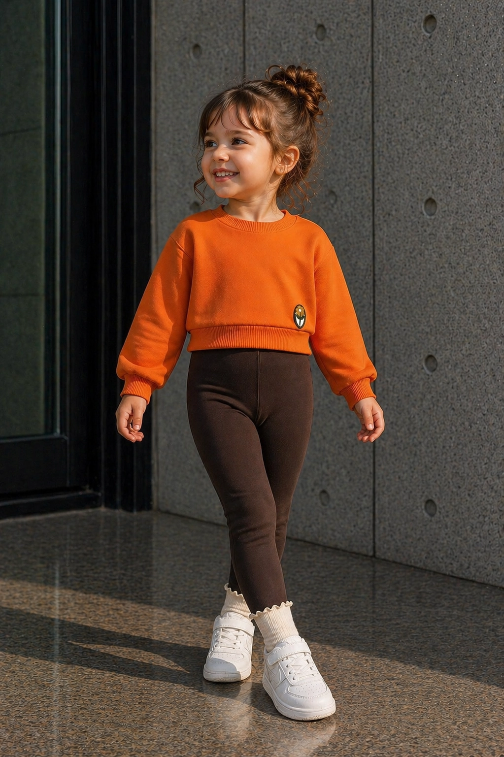 Nk 1-4 Yaş Nılufer Sweat Turuncu