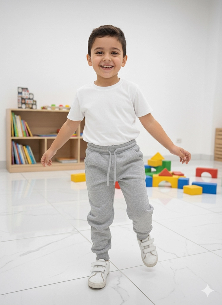 4-8 Yaş Eşofman Altı Gri