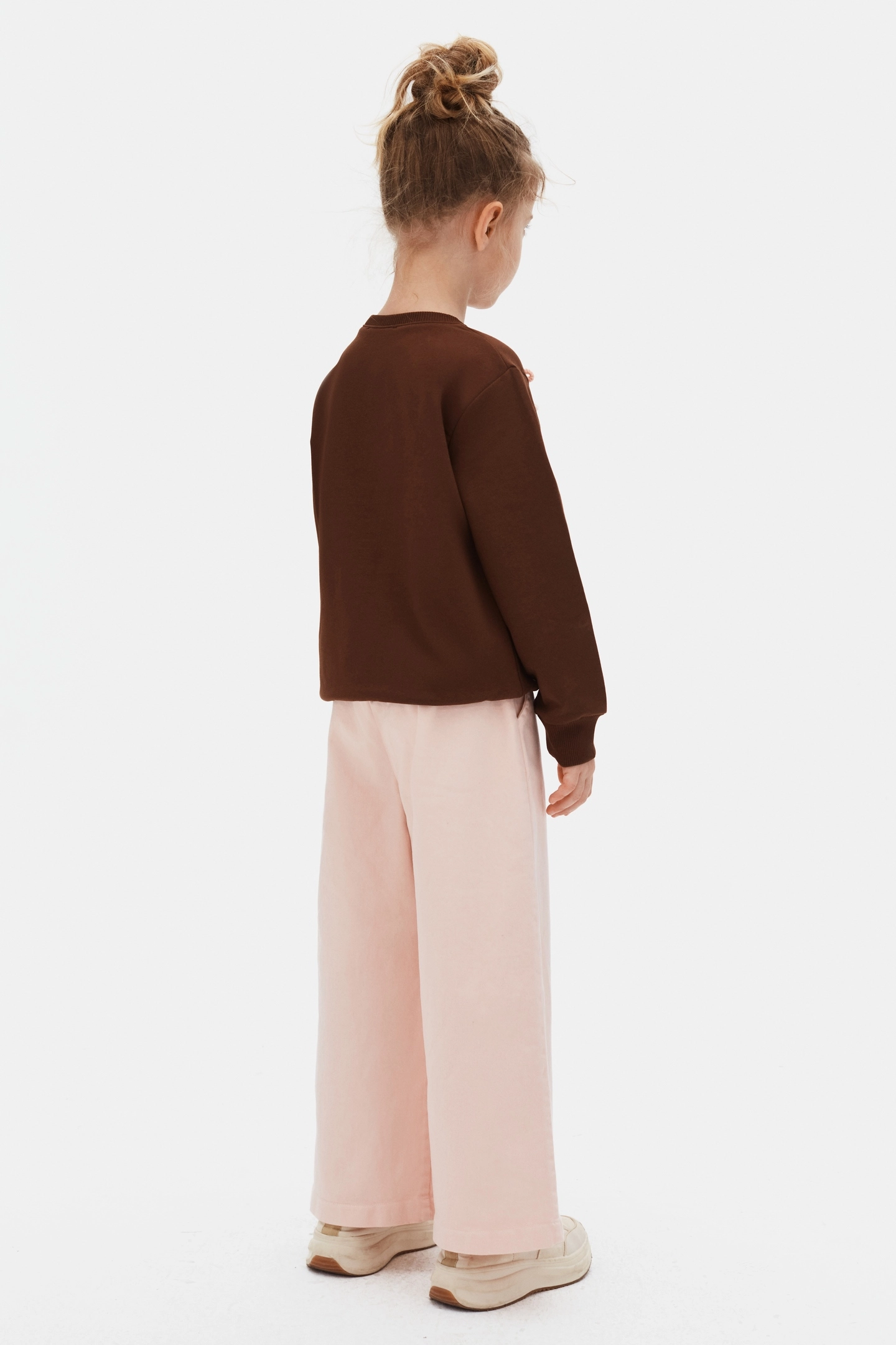 Nk 4-8 Yaş Ribbon Fiyonk Detaylı Takım Brown