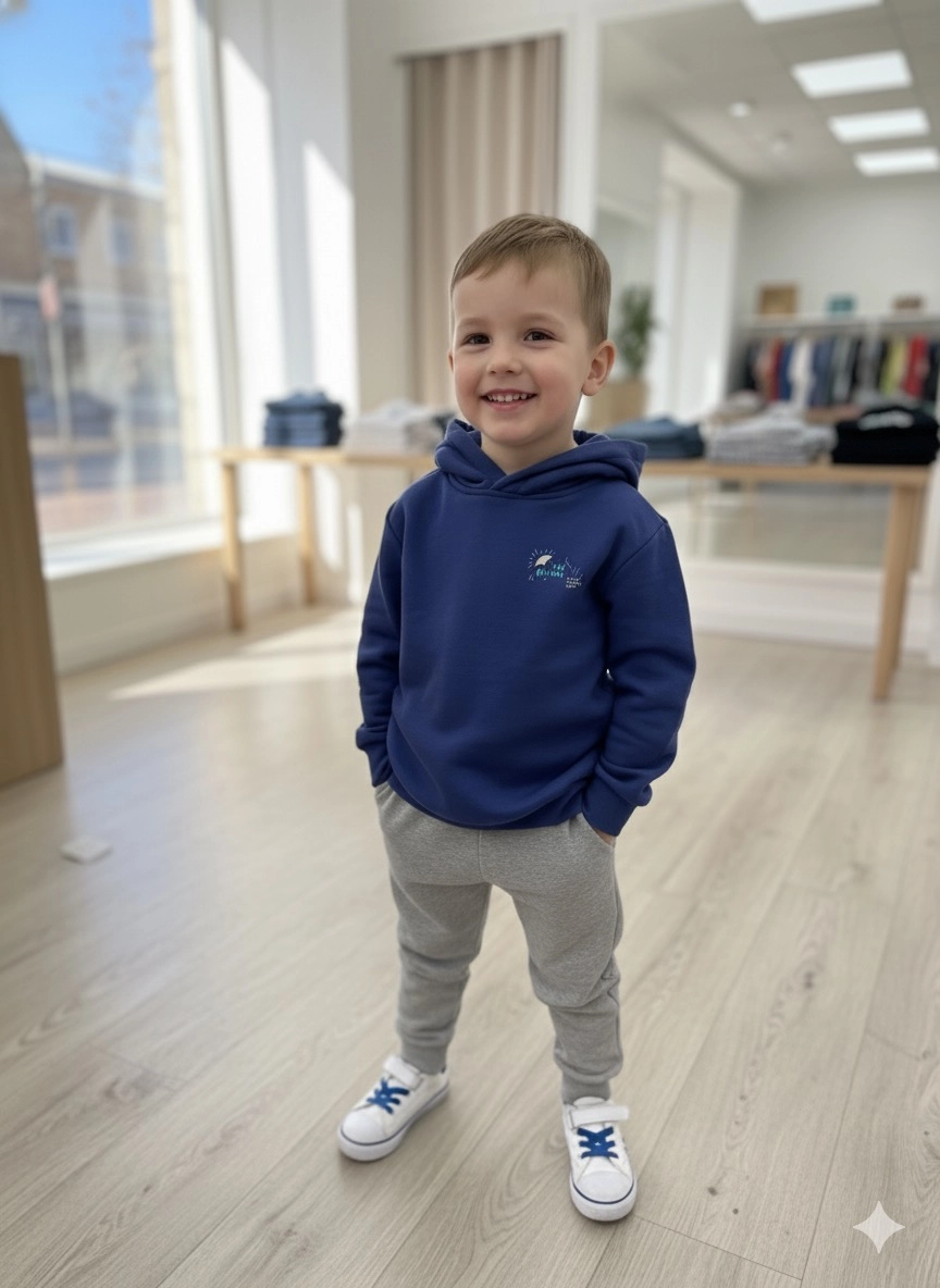 4-8 Yaş Story Sweat İndigo