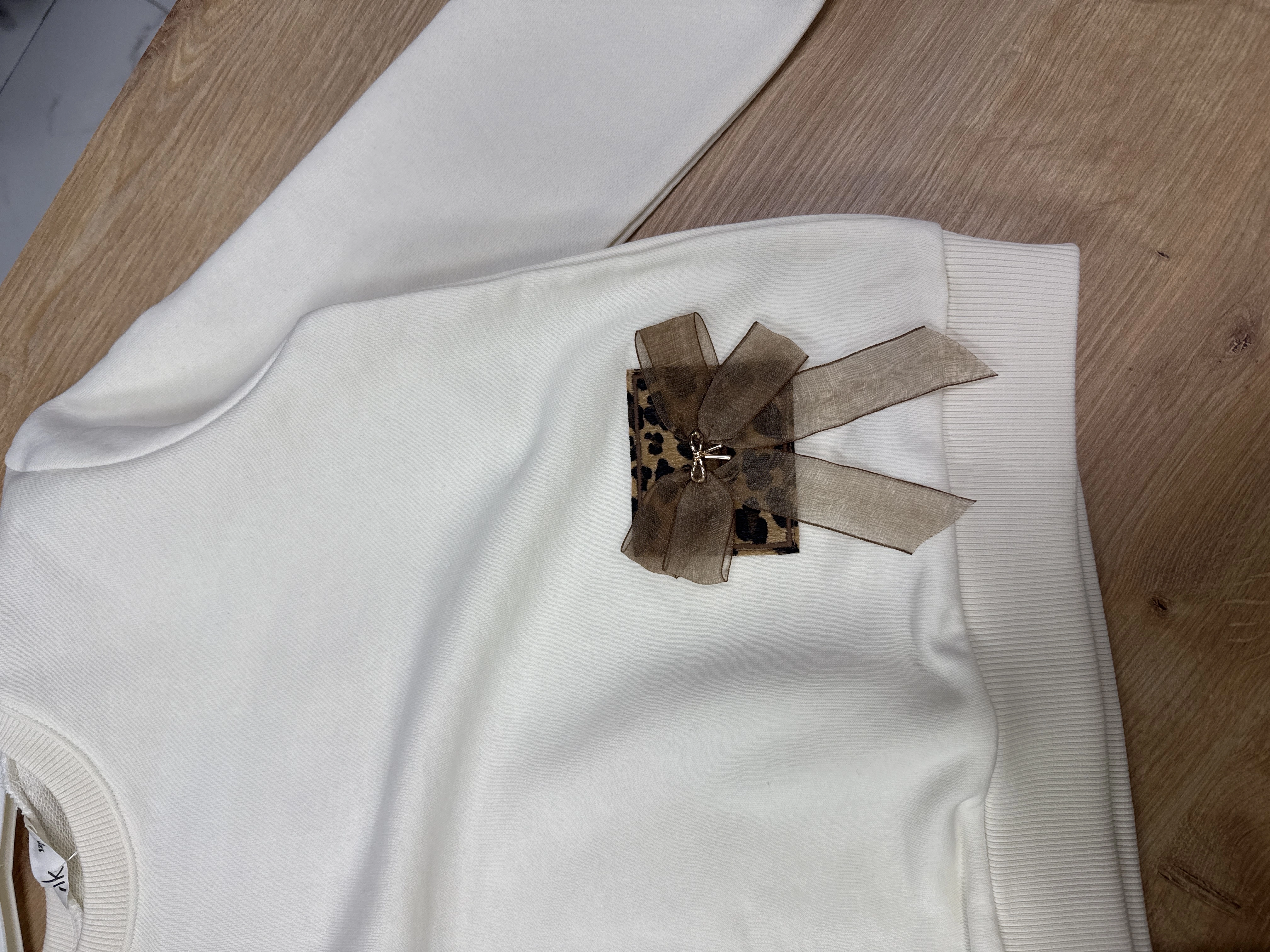 Nk 4-8 Yaş Kurdela Detaylı Sweat Kurdela Şort Etek