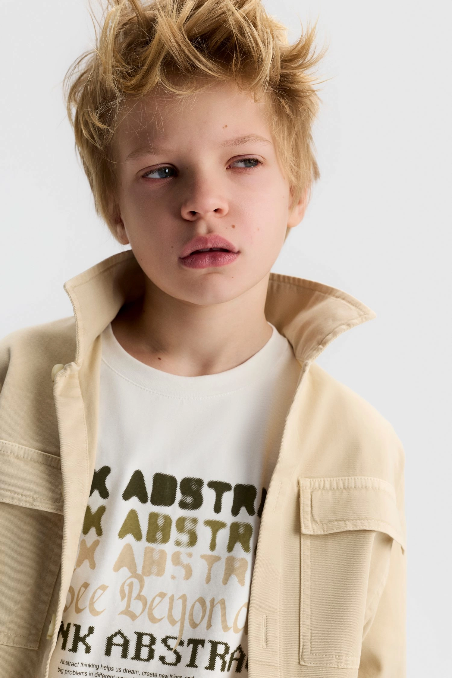 NK 8-14 Cool Ceket 3lü Takım Krem