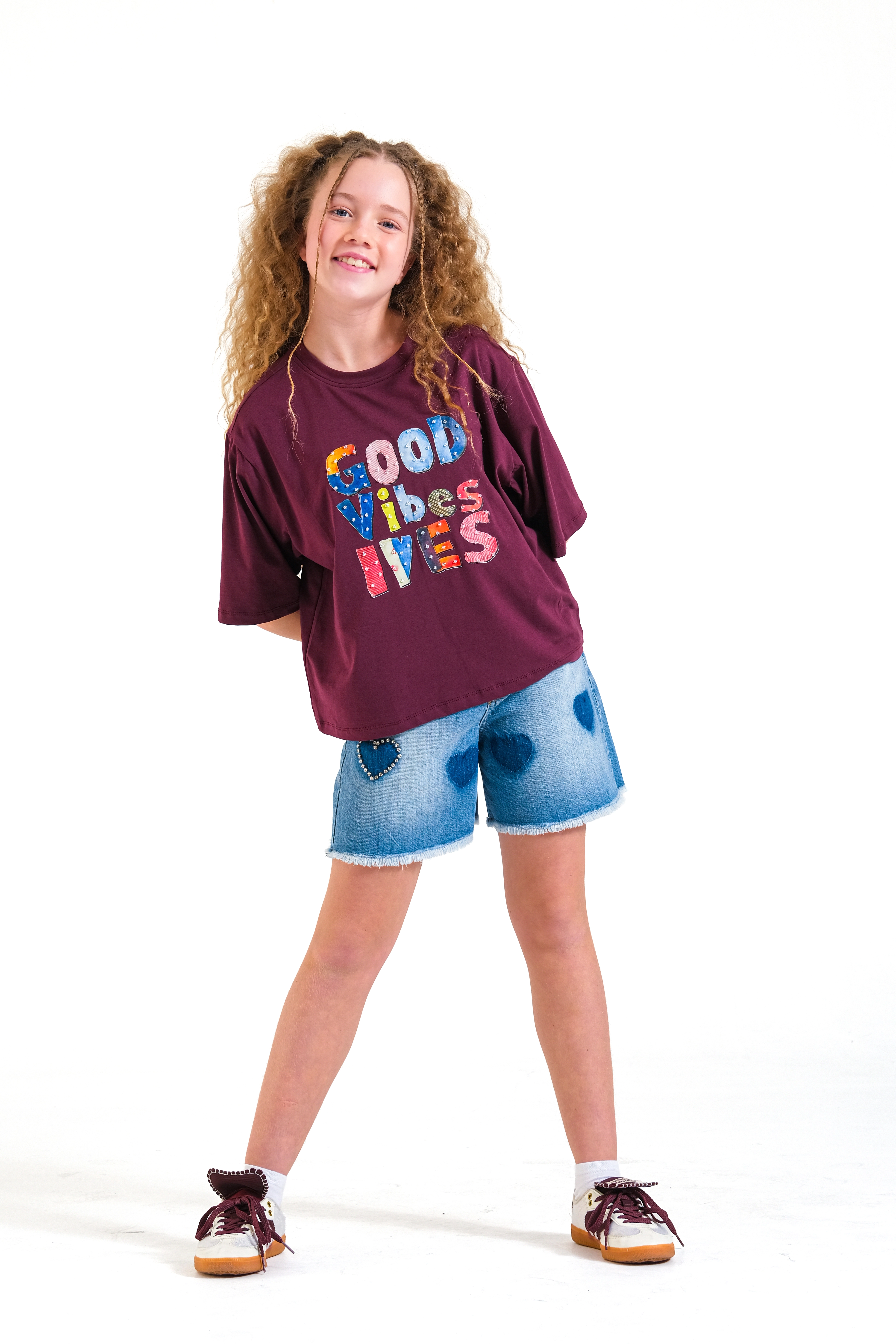 8-15 Good Vibes T-shirt Mürdüm