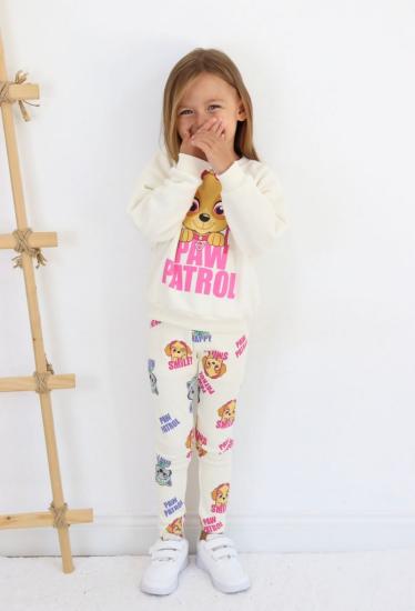 paw patrol sweatshirt ve fitilli tayt takım