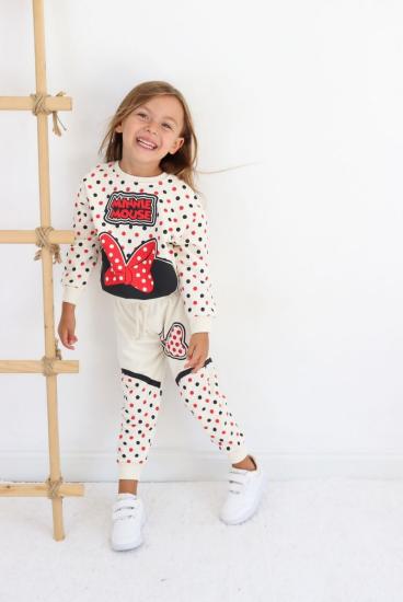 minnie mause puantiye detaylı takım