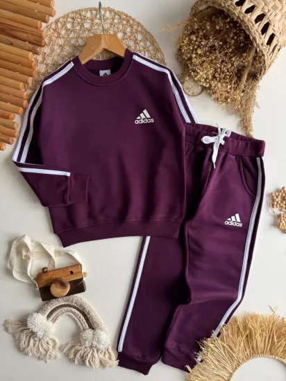 5-14 Yaş Adidas Takım Mürdüm