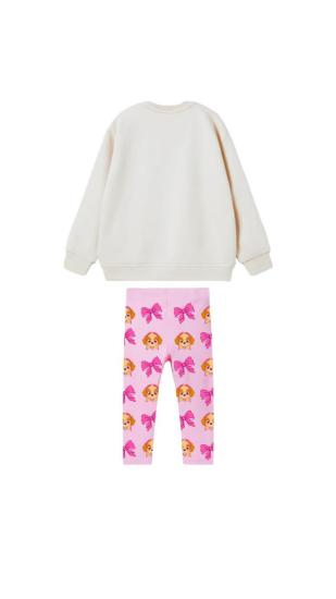 2-8 Yaş Aralığı Paw Patrol Best Girl Sweatshirt Ve Fitilli Taytlı Takım