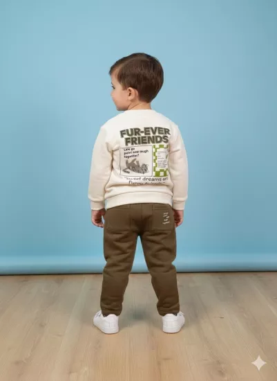NK 1-4 Yaş Frıend Sweat  Pantolon 2Li Takım