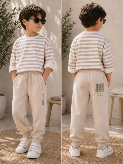 NK 4-8 Yaş Matter Pantolon Krem