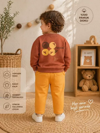 NK 1-4 Yaş Dıscover Sweat Dıscover Pantolon 2Li Takım