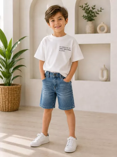 4-8 Denim Kot Şort