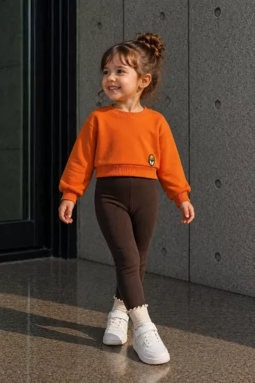NK 1-4 Yaş Nılufer Sweat Turuncu