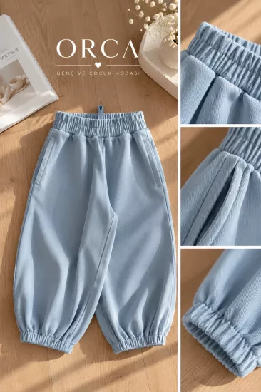 Kız Çoçuk Viscon Pantolon Mavi (1-4 yaş)