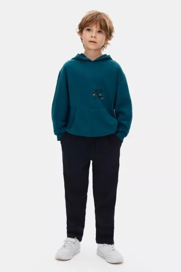 NK 8-14 Yaş Geometric Sweat Blue
