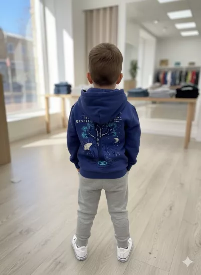 4-8 Yaş Story Sweat İndigo