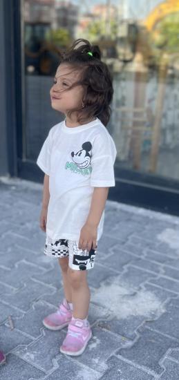 mickey baskılı takım