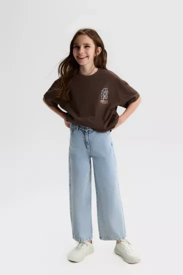 8-14 Laura T-shirt Brown