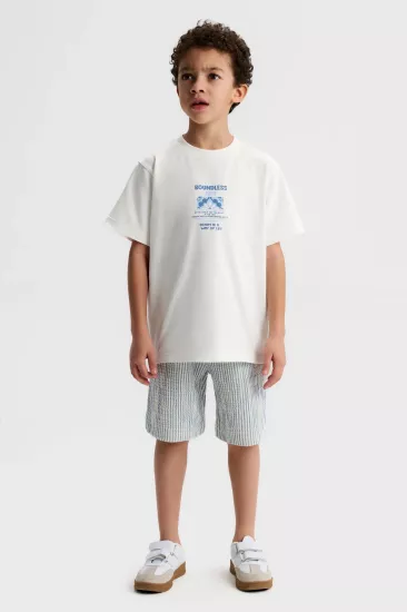 4-8 Boudless Tshirt Ekru