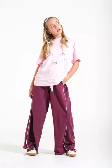 8-15 Kurdela T-shirt Pembe