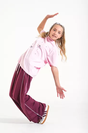 8-15 Kurdela T-shirt Pembe