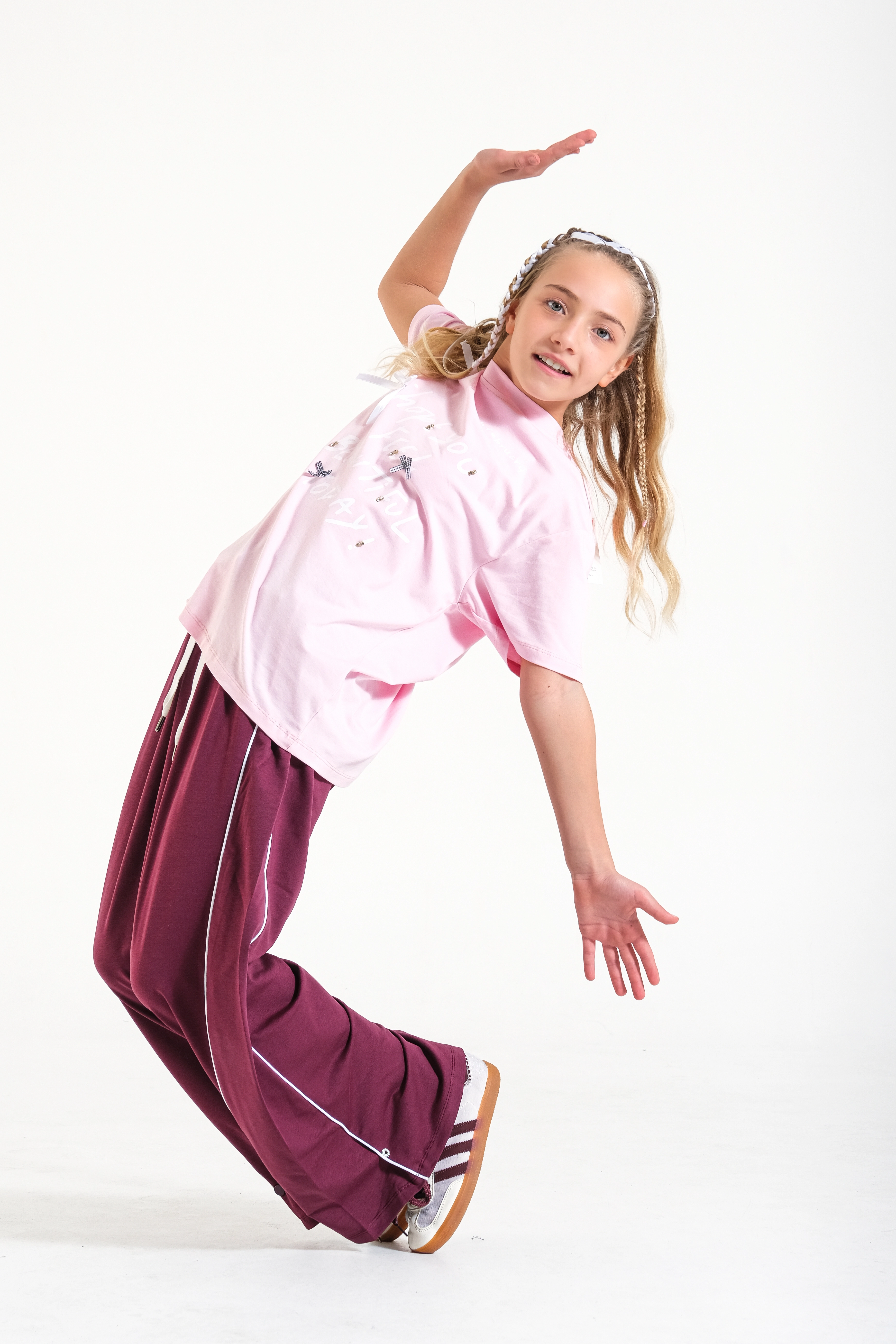 8-15 Kurdela T-shirt Pembe
