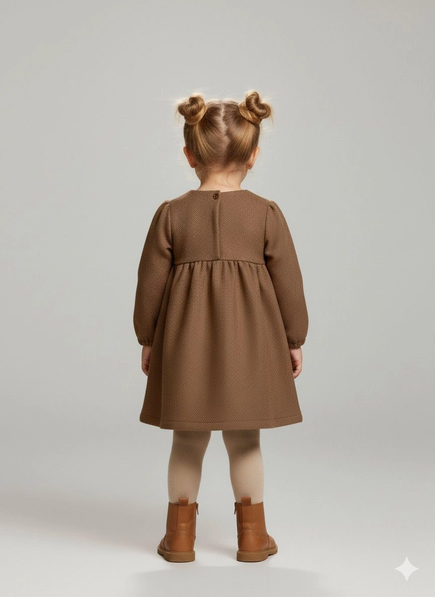 Nk 1-4 Yaş Yesım Elbise Camel