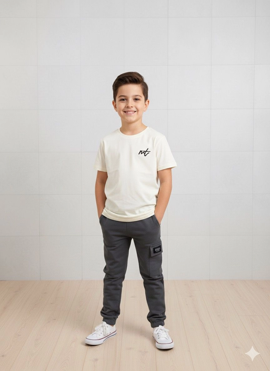 1-8 Yaş Thsırt Pantalon 2Li Takım